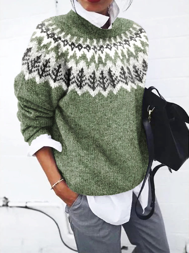 Relaxed Buttoned Sweater