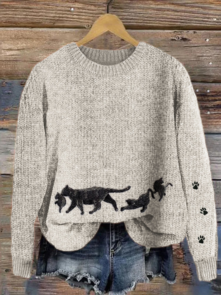 Relaxed Buttoned Sweater