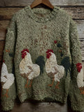 Casual Ribbed Sweater
