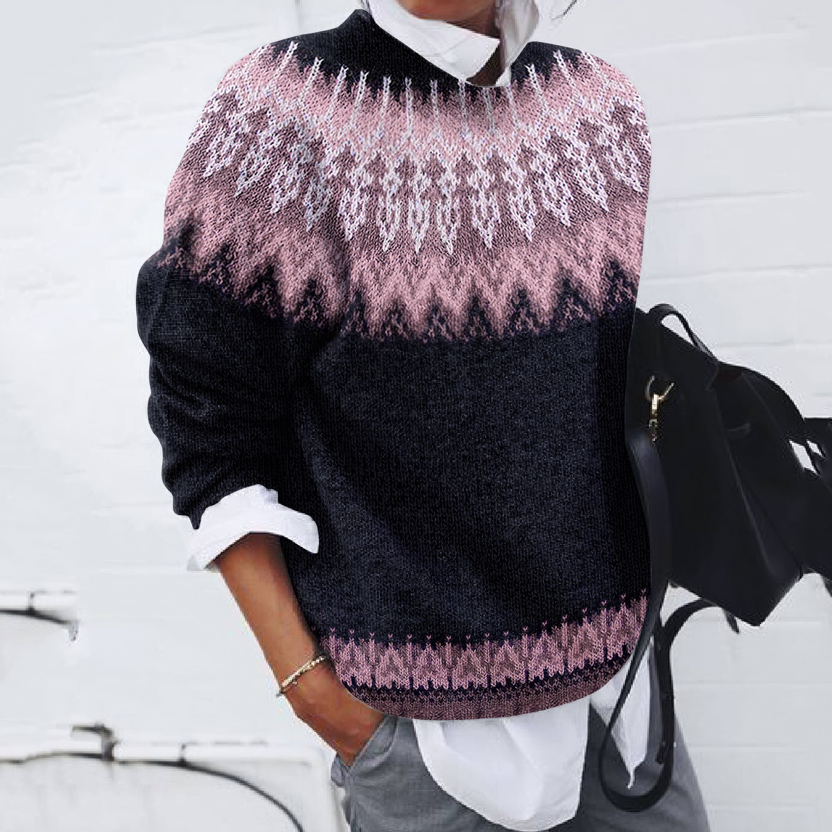 Warm Ribbed Sweater