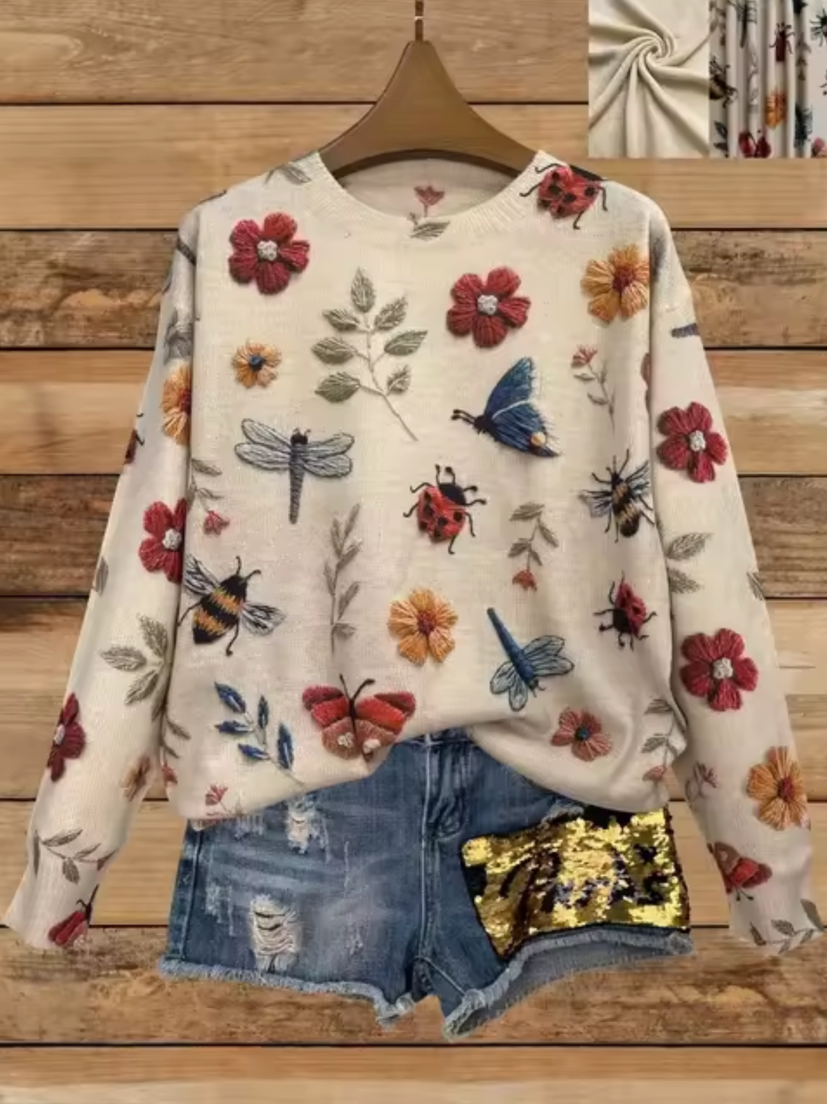Casual Buttoned Sweater