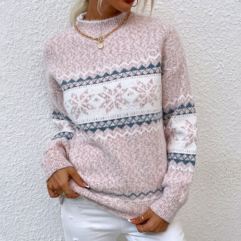 Casual Cropped Sweater