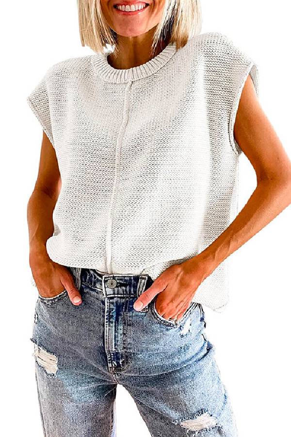 Easy Buttoned Sweater