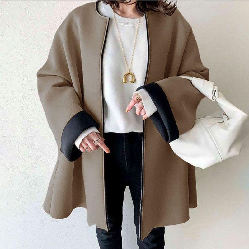 Cozy Double-Breasted Coat