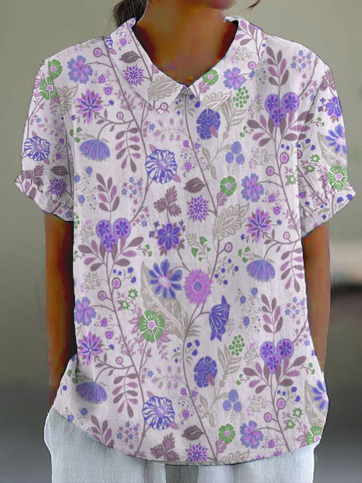 Simple Short-Sleeve Shirt