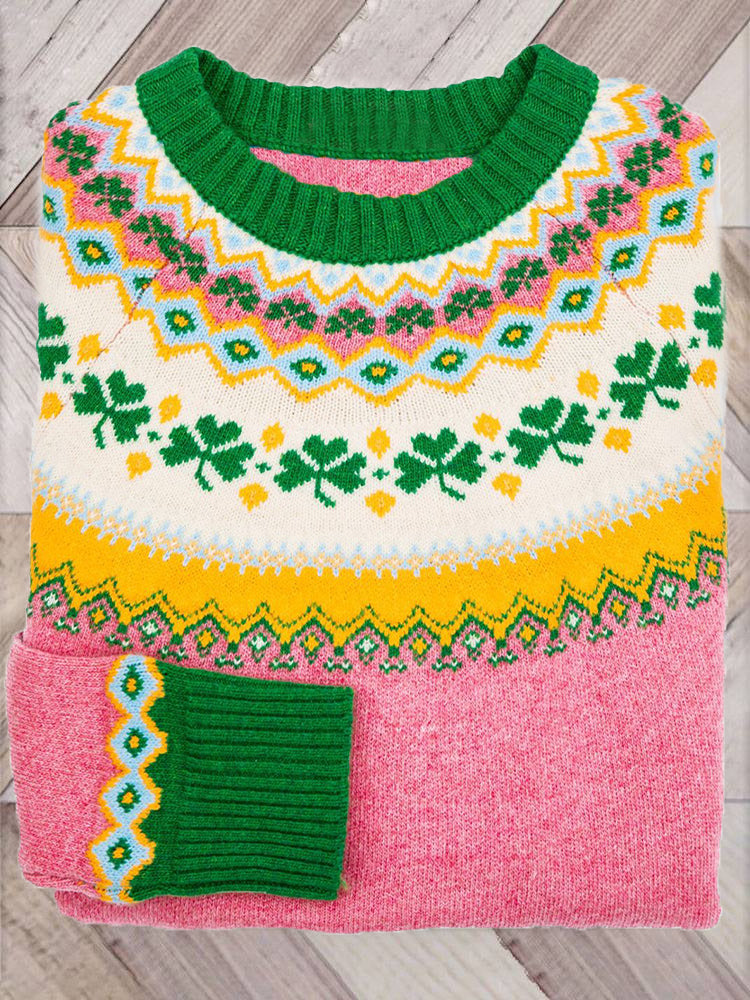 Casual Cropped Sweater