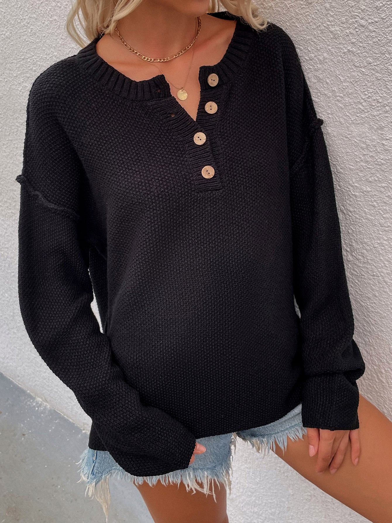 Relaxed Ribbed Sweater