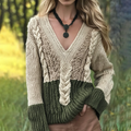 Textured Striped Sweater