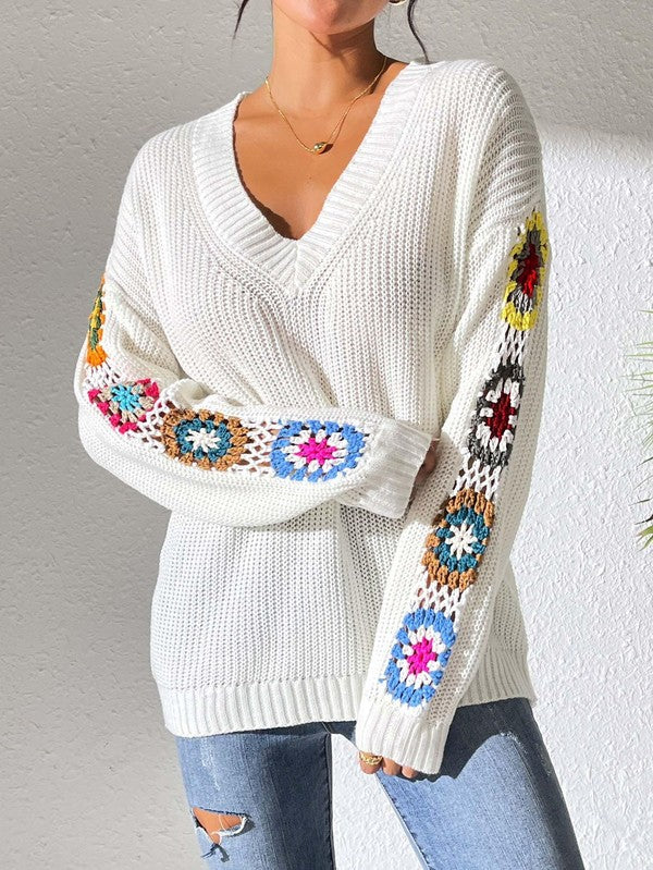 Relaxed Cropped Sweater