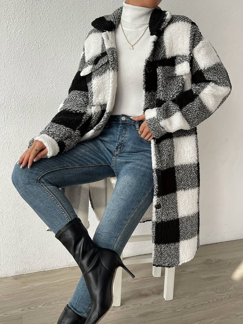 Warm Buttoned Coat