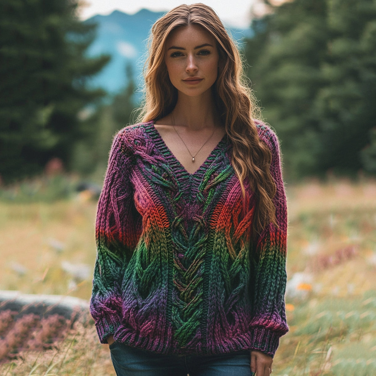 Warm Buttoned Sweater