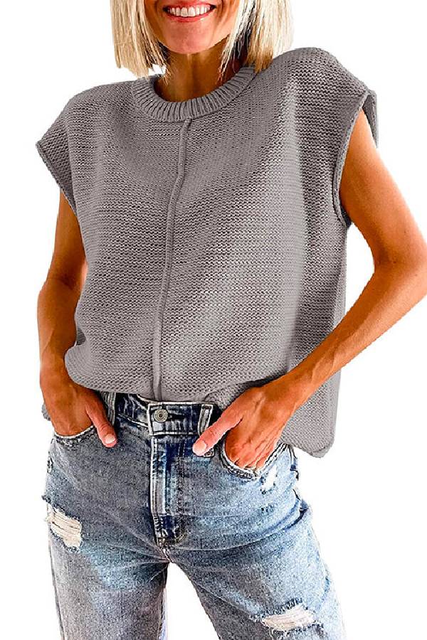 Easy Buttoned Sweater