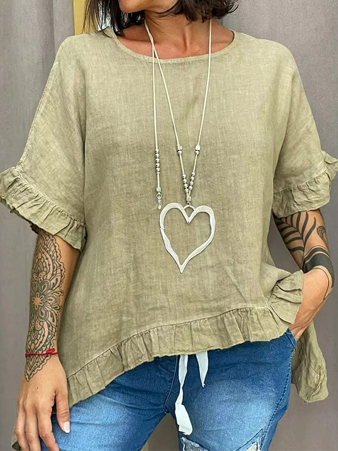 Relaxed Short-Sleeve Shirt