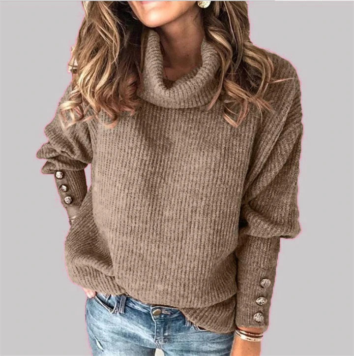 Relaxed Buttoned Sweater