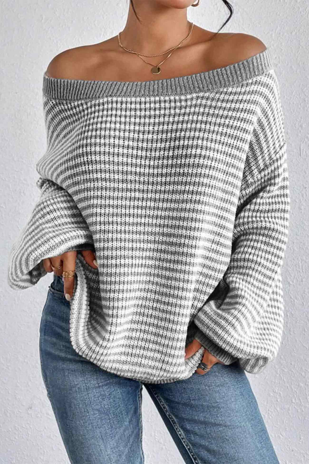 Easy Buttoned Sweater