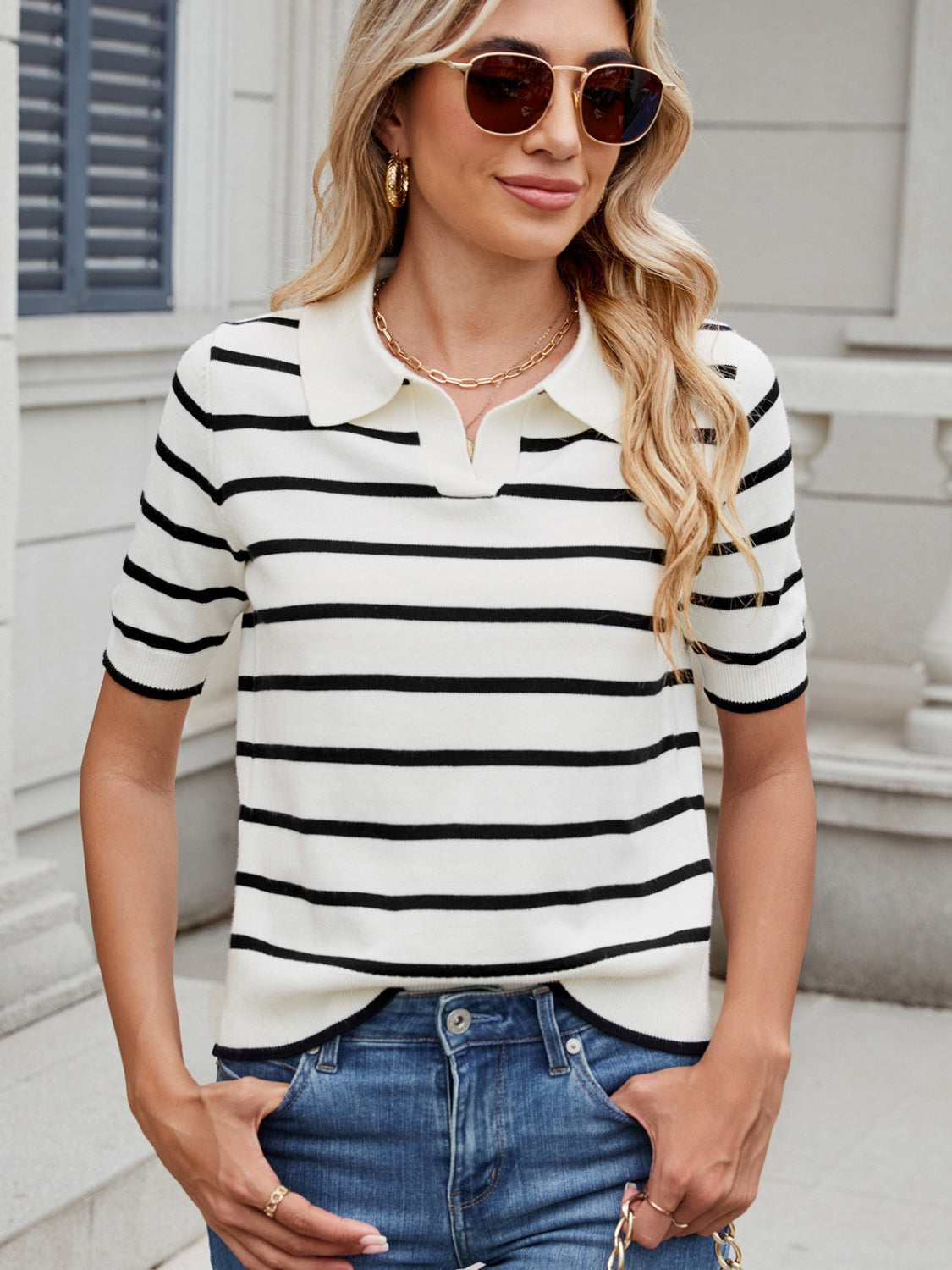 Warm V-Neck Sweater
