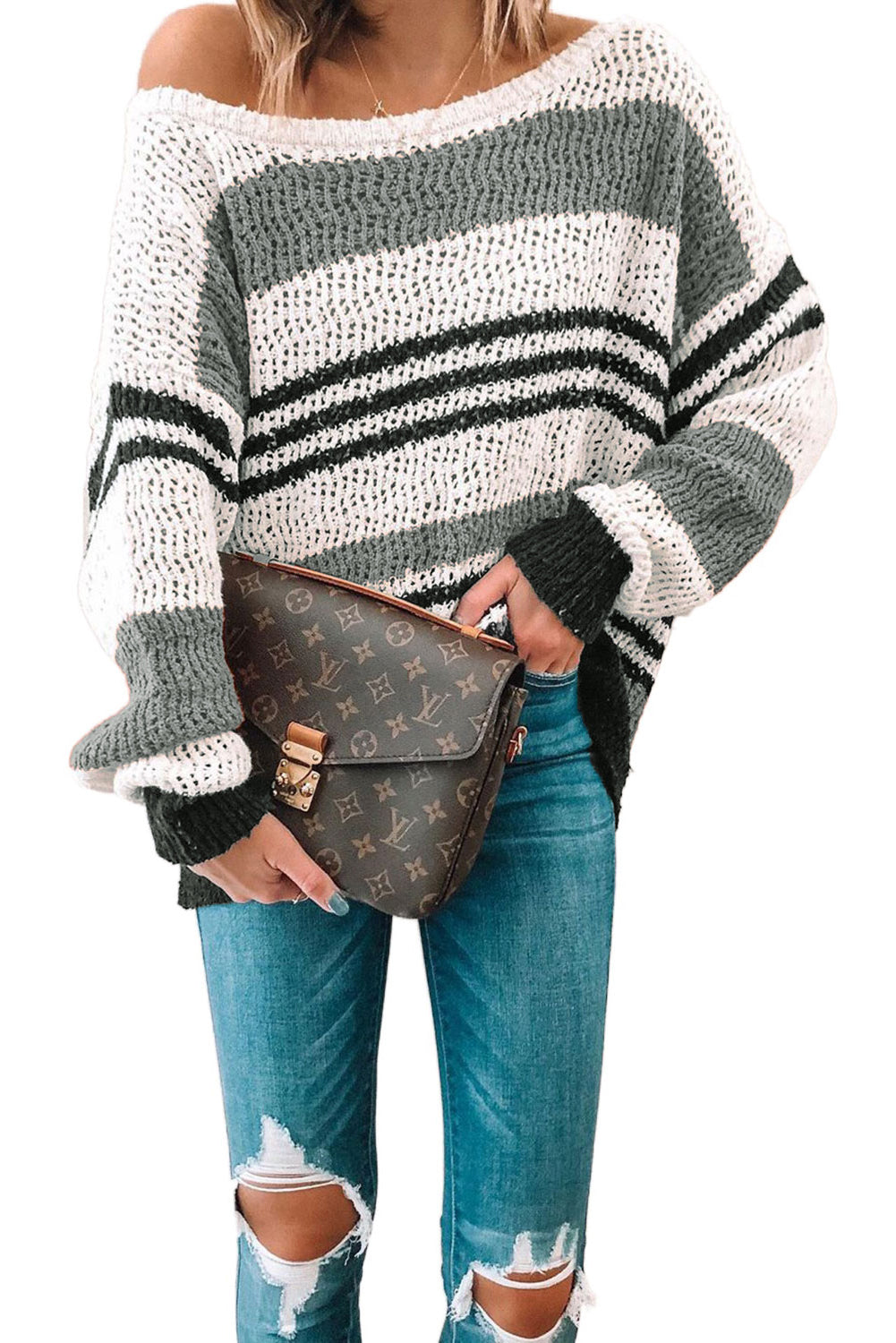 Relaxed Cropped Sweater