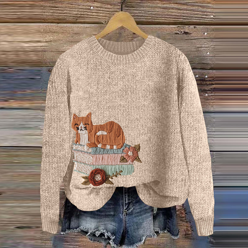Relaxed V-Neck Sweater