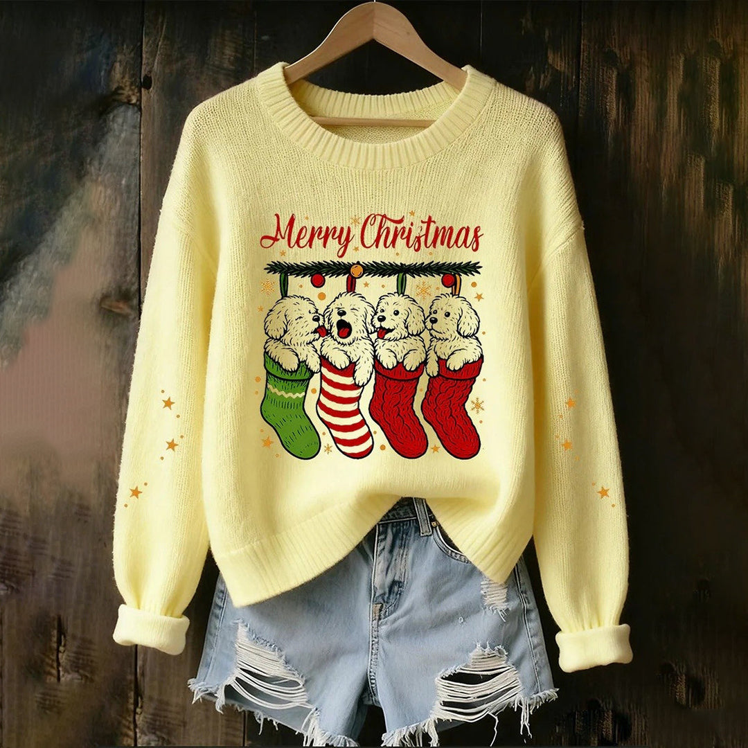 Relaxed Cropped Sweater