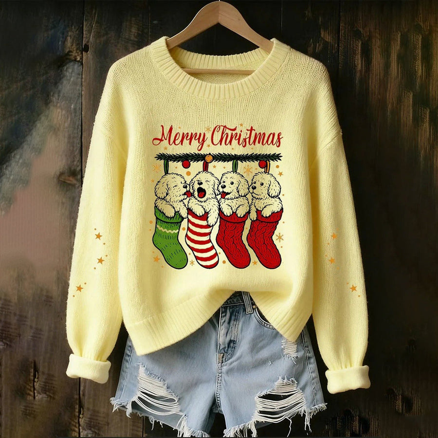 Relaxed Cropped Sweater