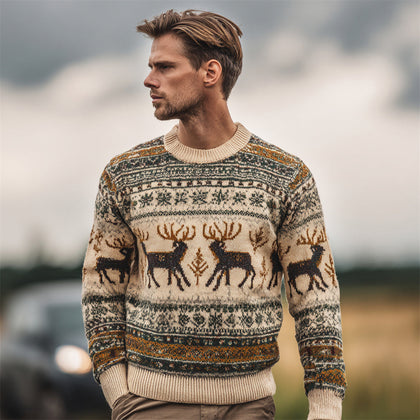 Relaxed Cable Sweater