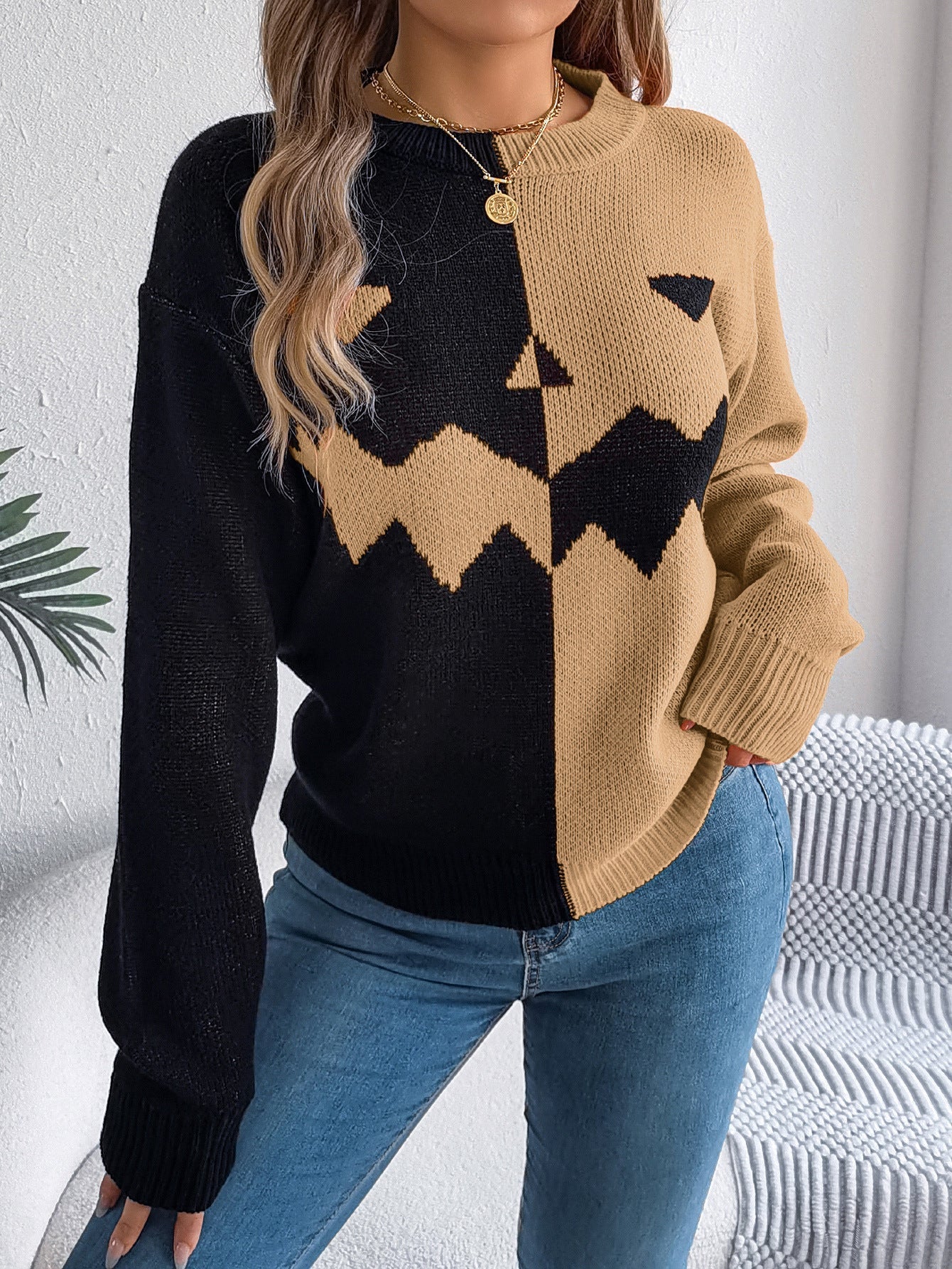 Easy Buttoned Sweater