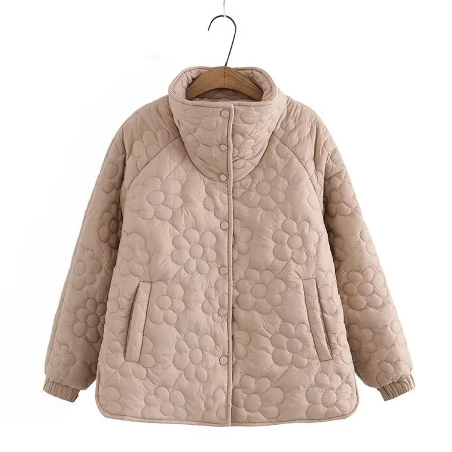 Layered Hooded Coat