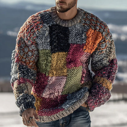 Warm Striped Sweater