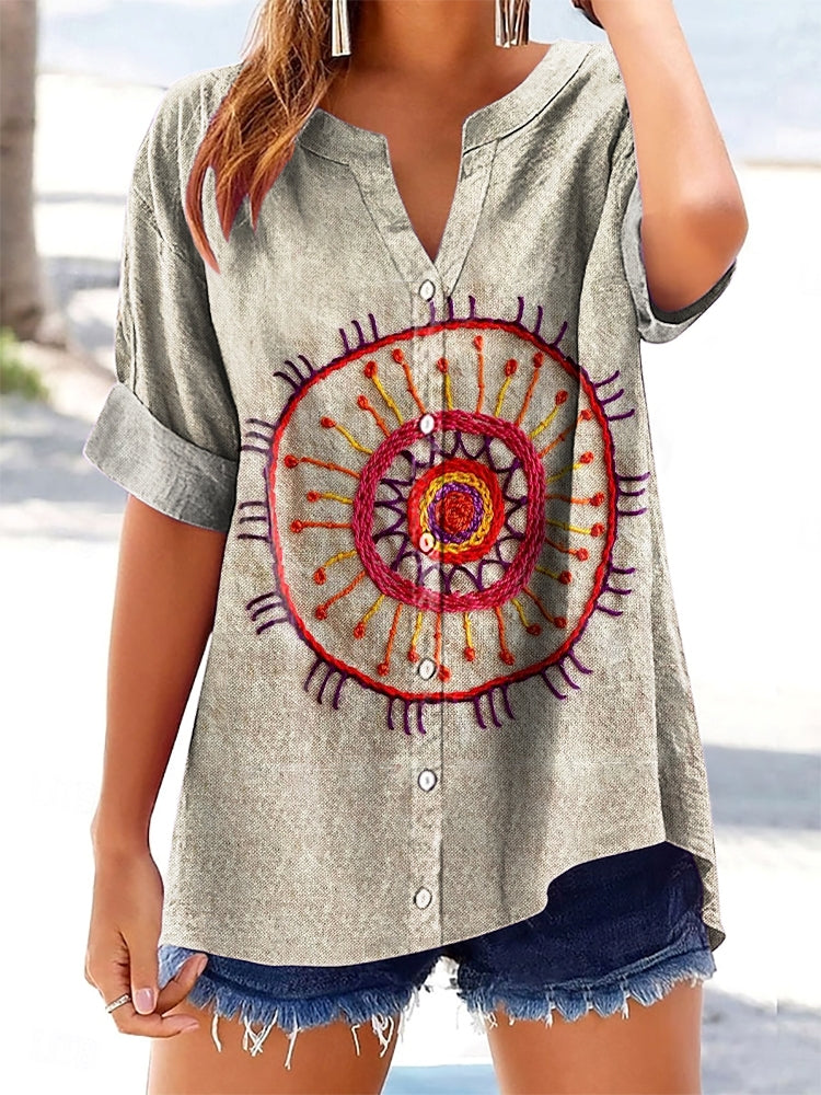 Relaxed Collared Shirt