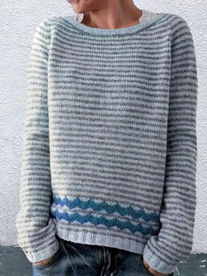 Textured Cropped Sweater