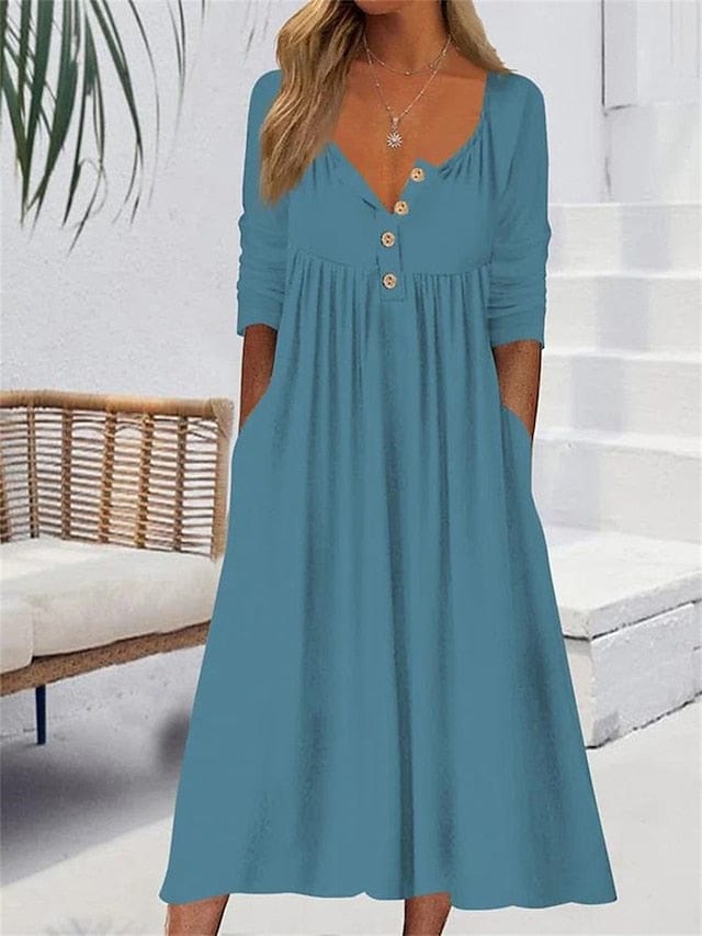 Sunset Short-Sleeve Dress