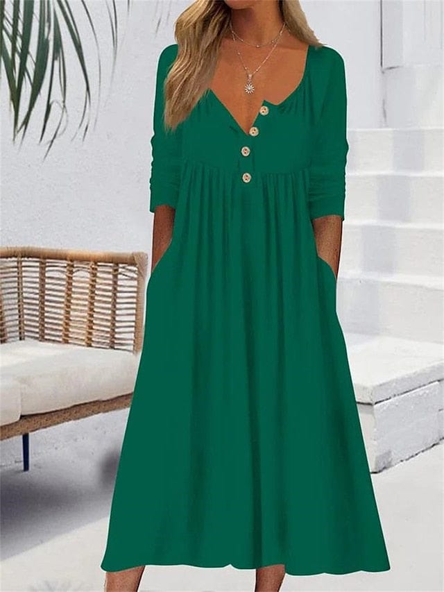Sunset Short-Sleeve Dress