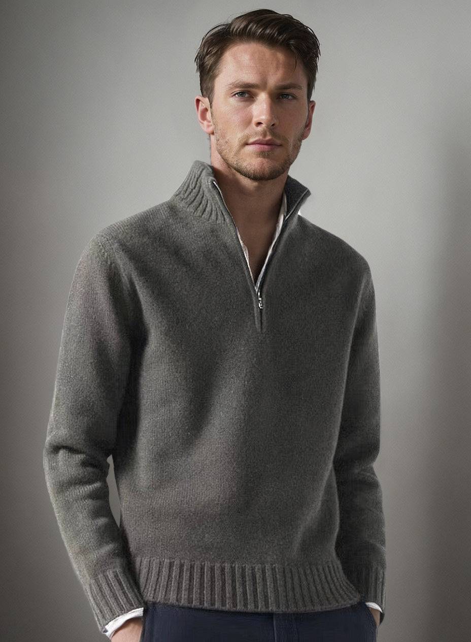 Textured V-Neck Sweater