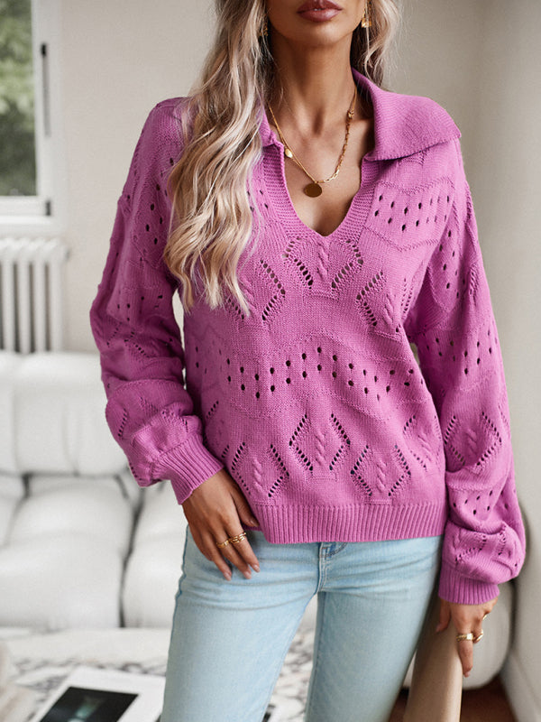 Textured Striped Sweater
