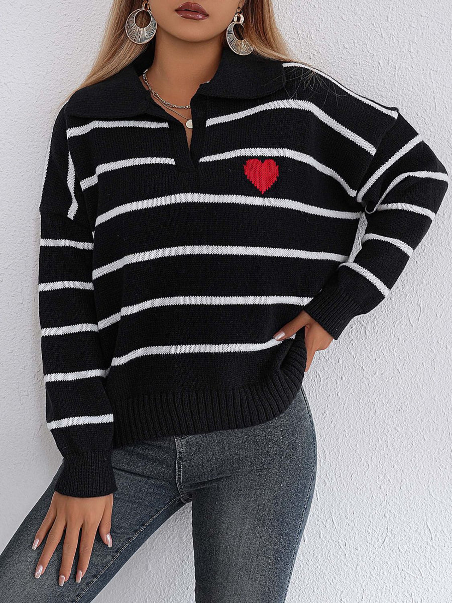 Textured Knit Sweater