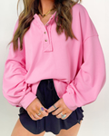 Textured Cropped Sweater