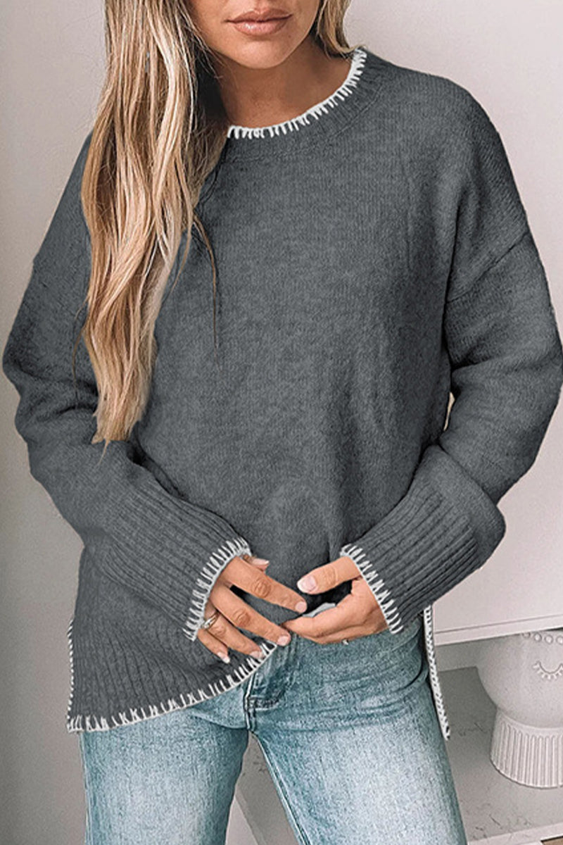 Textured Oversized Sweater