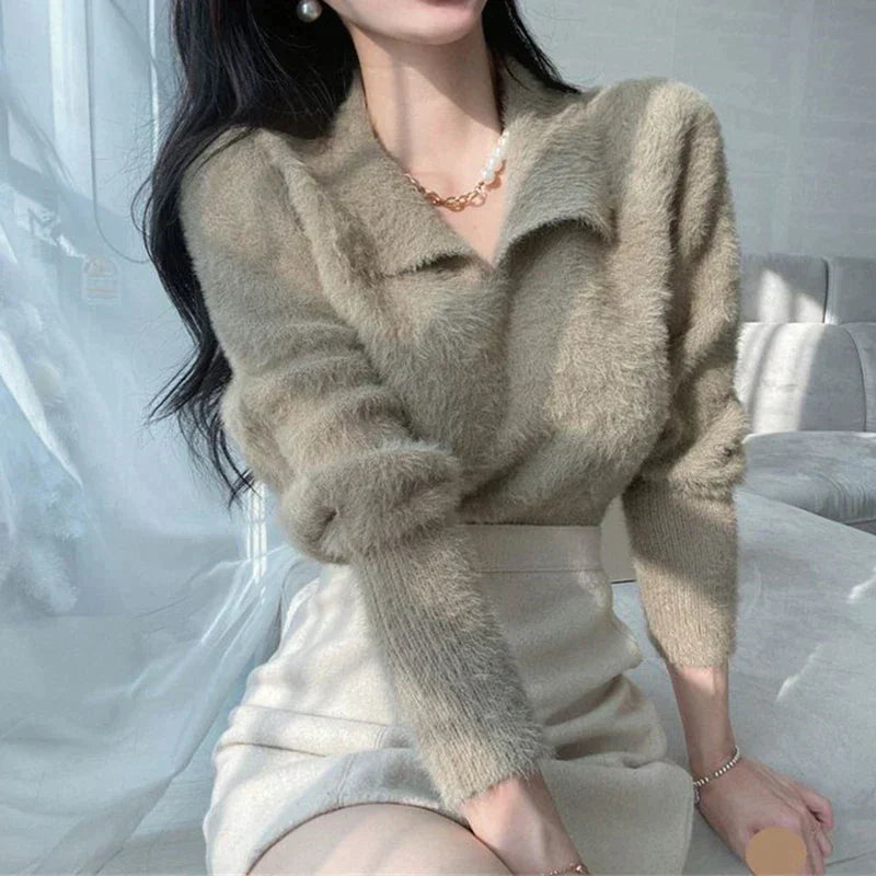 Soft Cropped Sweater