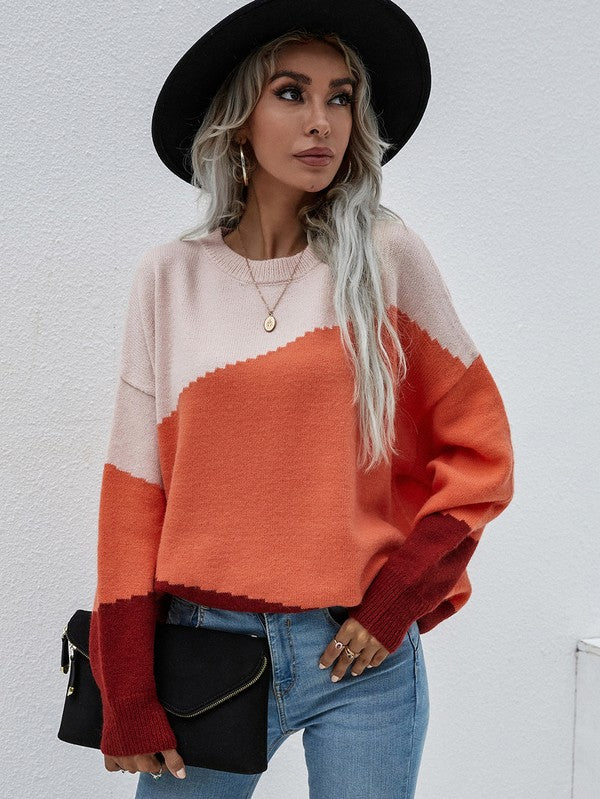 Textured V-Neck Sweater
