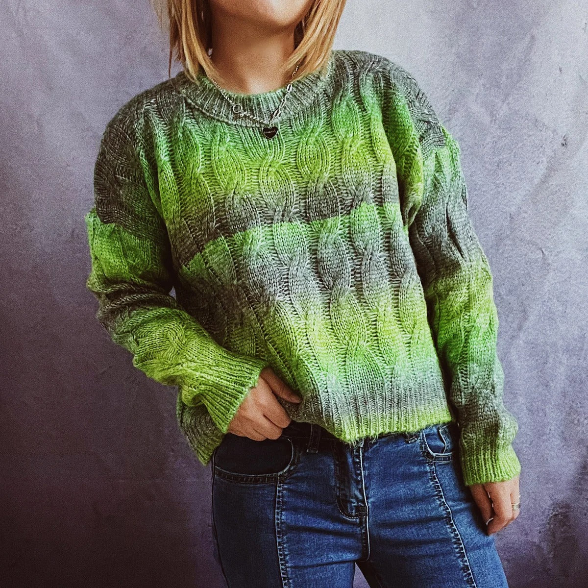 Easy Cropped Sweater