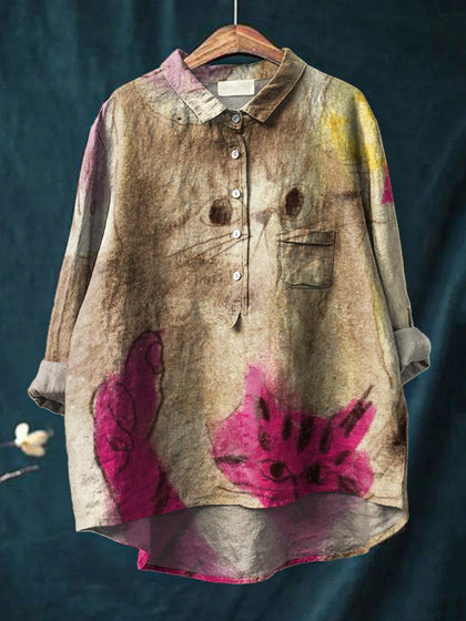 Relaxed Long-Sleeve Shirt