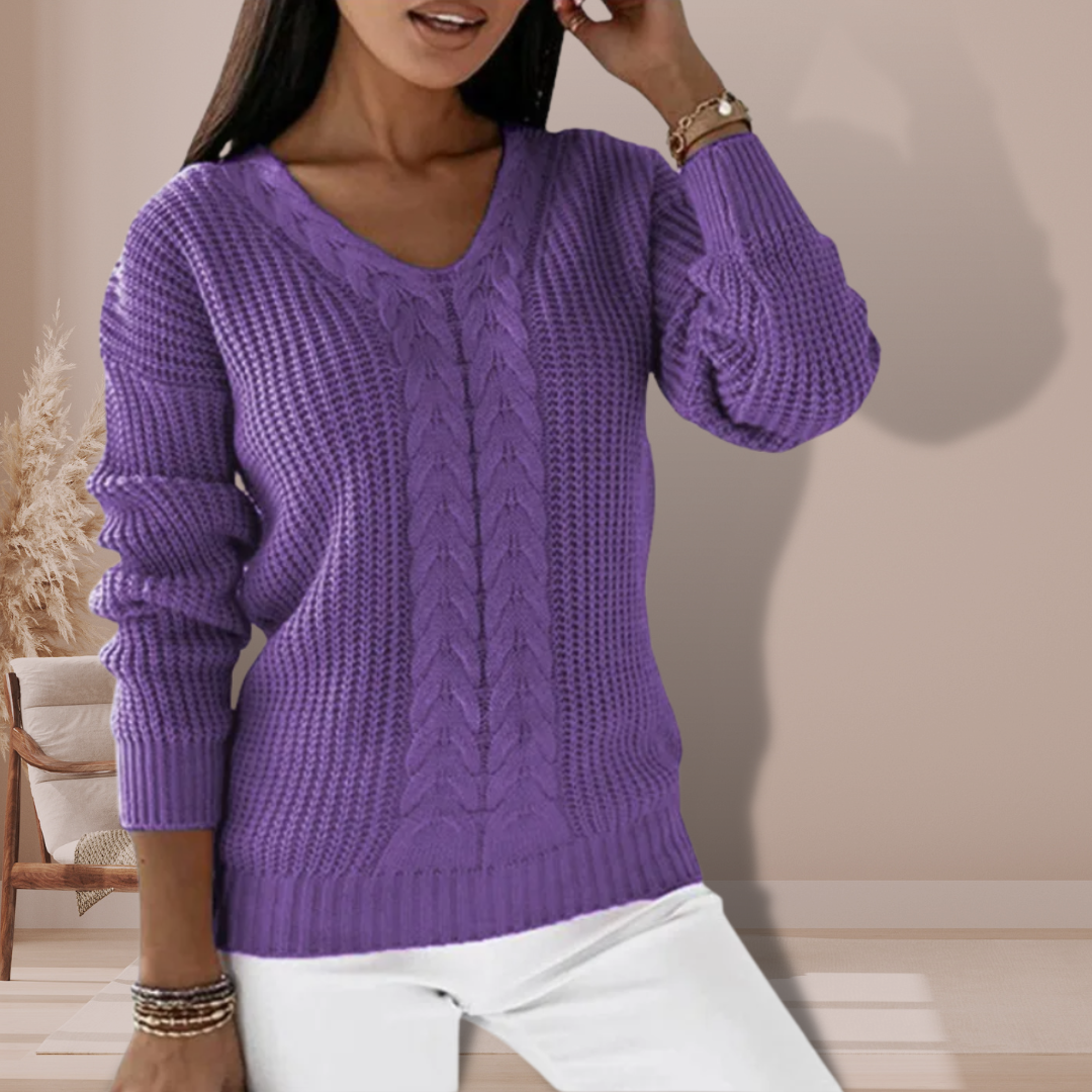 Textured Ribbed Sweater