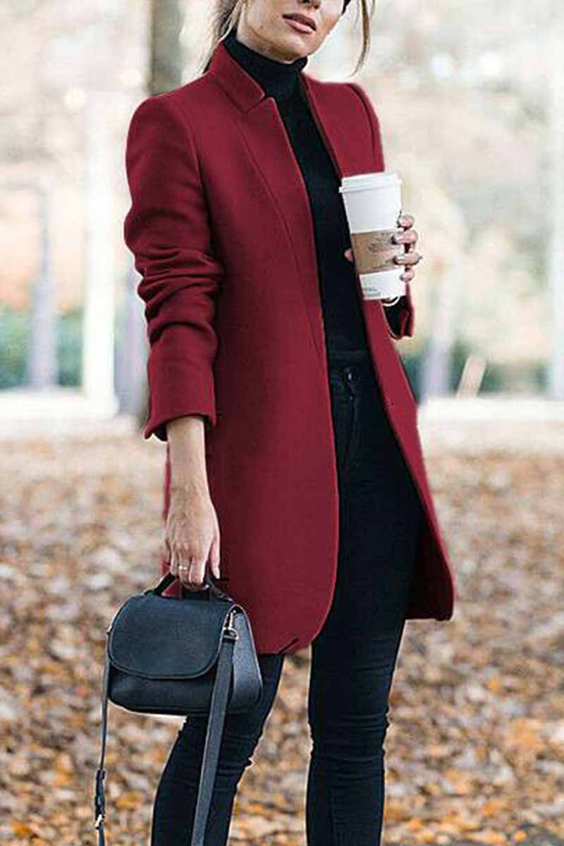 Cozy Double-Breasted Coat