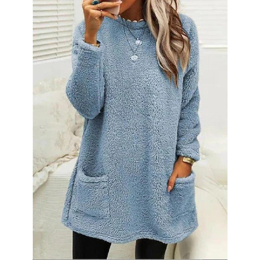 Relaxed Buttoned Sweater