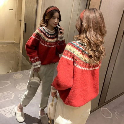 Relaxed Buttoned Sweater