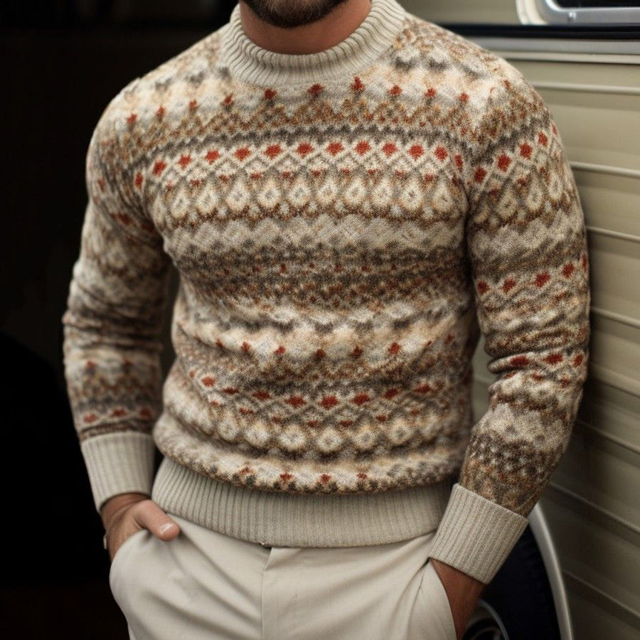 Textured Ribbed Sweater