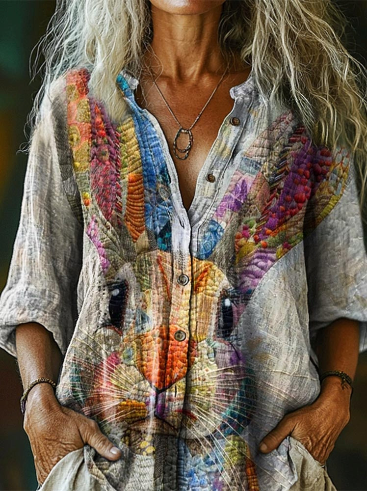 Relaxed Long-Sleeve Shirt