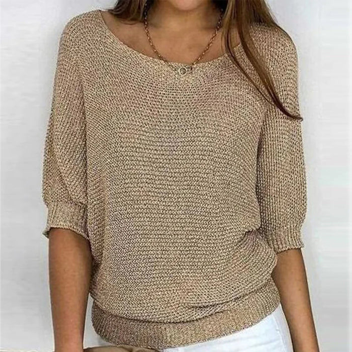 Textured Knit Sweater