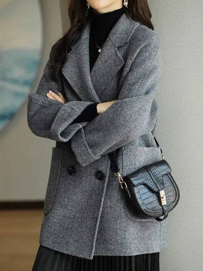 Warm Buttoned Coat
