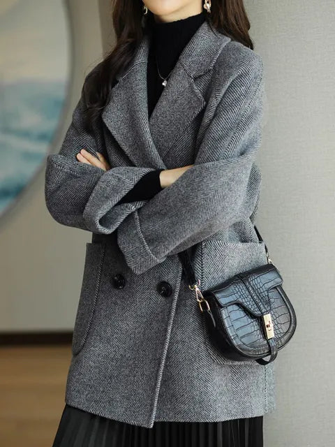 Warm Buttoned Coat